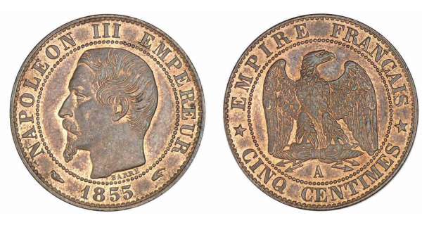 5 centimes Napoléon III