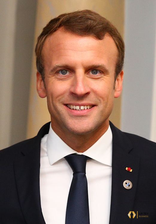Photo de Emmanuel Macron (up-tex.fr)