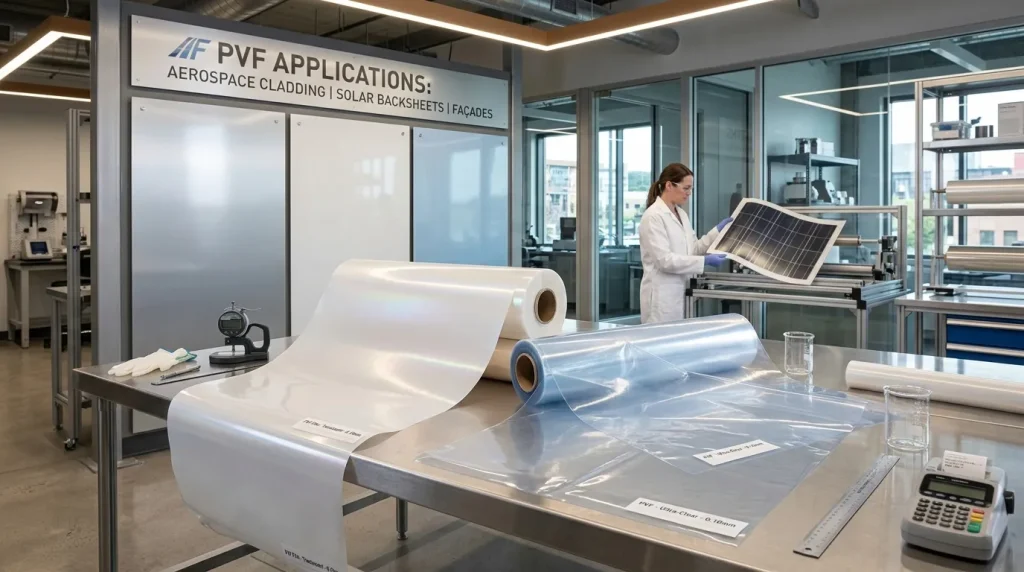 Femme examinant panneau solaire en laboratoire moderne