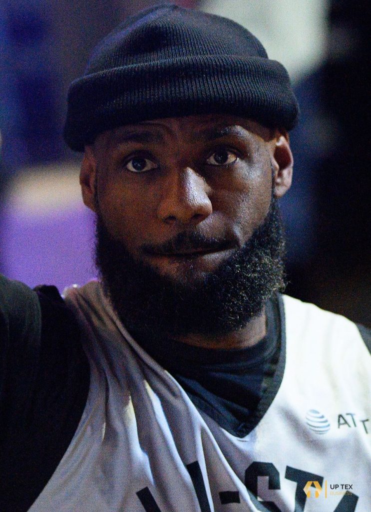 Photo de Lebron James, basketteur NBA (up-tex.fr)